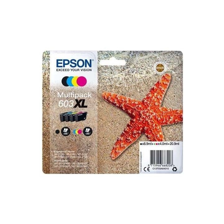 TINTA EPSON C13T03A64010 MULTIPACK T03A6 Nº603XL