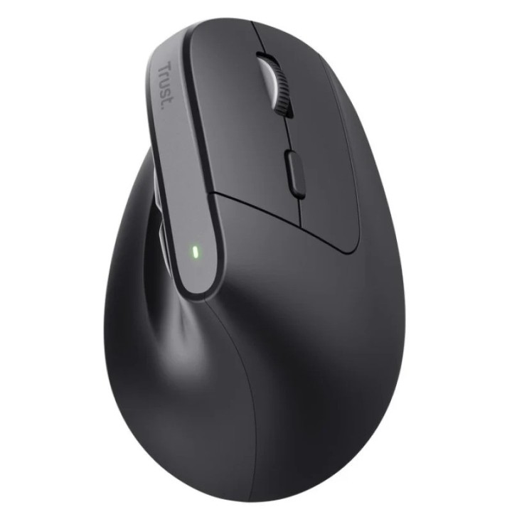 RATON TRUST BAYO+ ERGONOMICO 2400 DPI WIRELESS BLACK