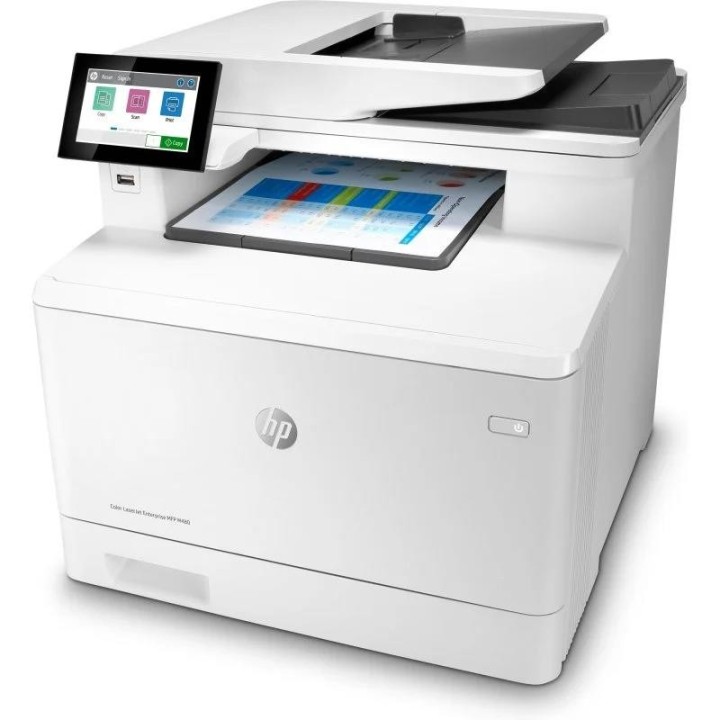 IMPRESORA MFP HP LASER COLOR LASERJET ENTERPRISE M480F DUPLEX WHITE