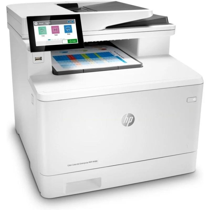 IMPRESORA MFP HP LASER COLOR LASERJET ENTERPRISE M480F DUPLEX WHITE