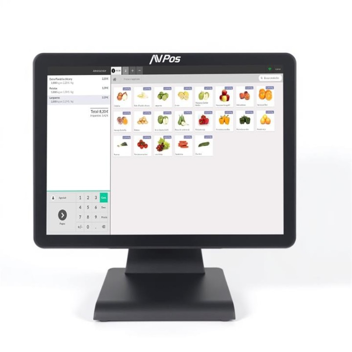 TPV AVPOS K2000 15 SLIM I3/8GB/M.2 128GB/WIFI/BLUETOOTH/LAN 1000 3YR GAR