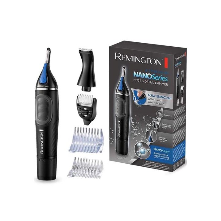 Remington NE3870 Recortador para vello Nasal y Facial con 4 Accesorios