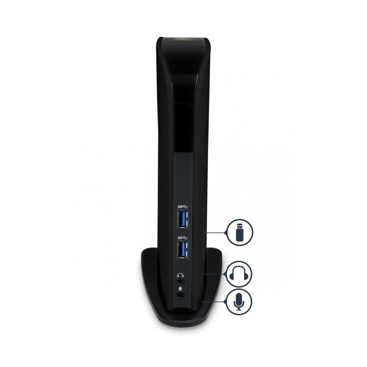 StarTech.com Replicador de Puertos Universal USB 3.0 para Ordenador Portátil DVI HDMI&reg; con Audio y Ethernet - Docking