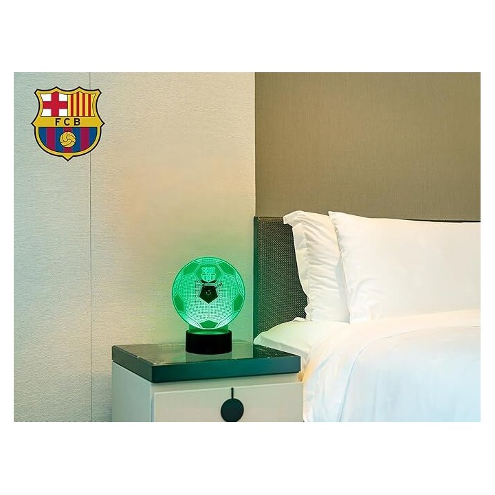Reloj LED F.C. Barcelona metacrilato