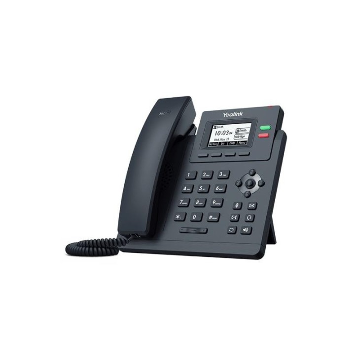 TELEFONO YEALINK T31G IP 2 LINES HD VOICE POE