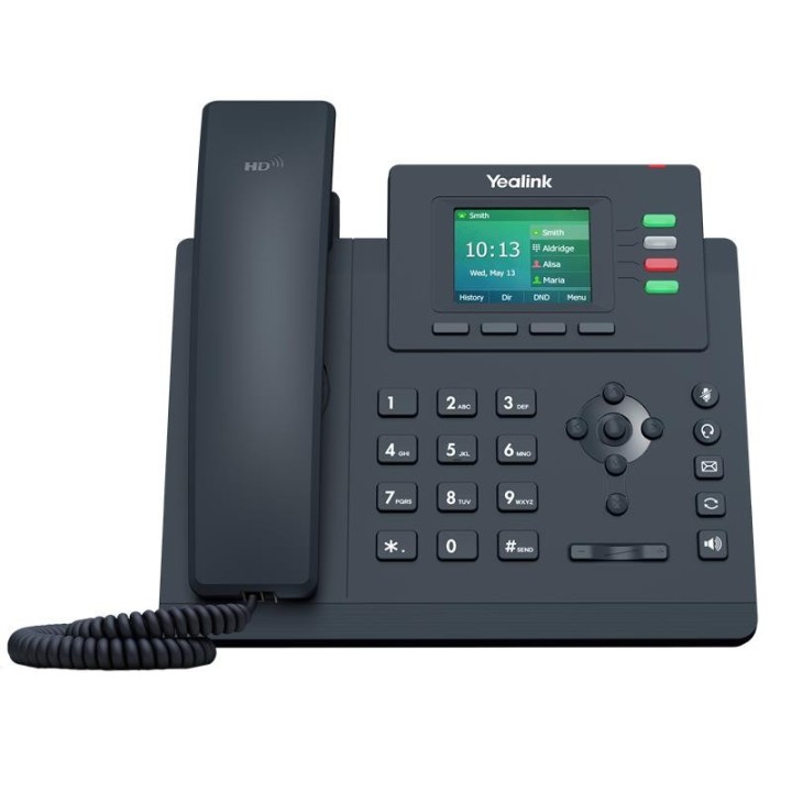 TELEFONO YEALINK T31G IP 2 LINES HD VOICE POE