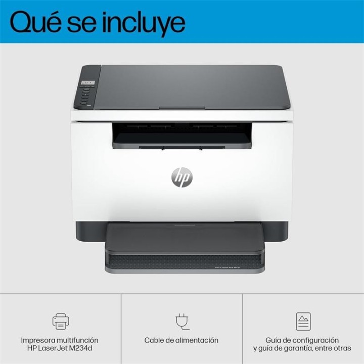 IMPRESORA MFP HP LASER MONOCROMO LASERJET M234D DUPLEX WHITE