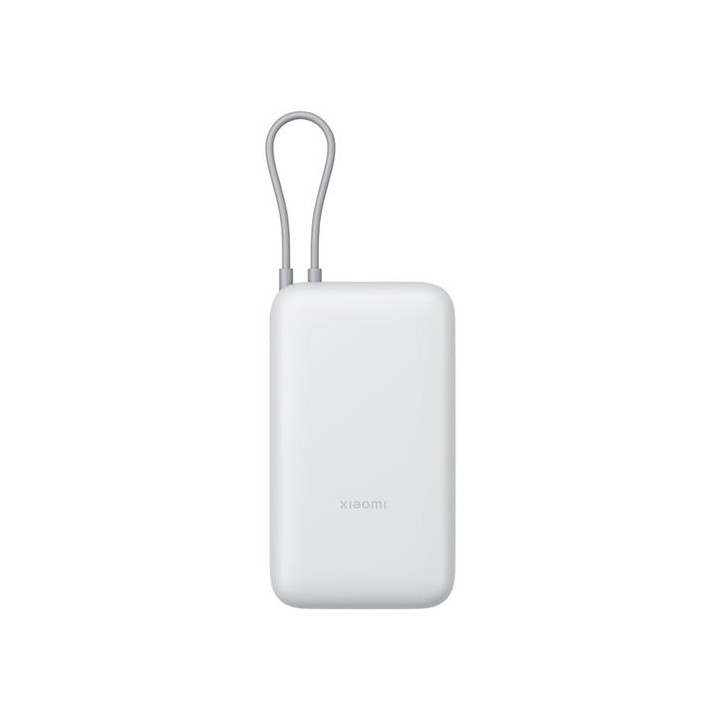 Xiaomi PowerBank 20.000 mAh 22.5W Cable Integrado USB-C Gris Claro (BHR9738GL)