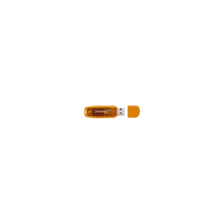 MEMORIA USB 2.0 INTENSO RAINBOW LINE NARANJA 64 GB 3502490