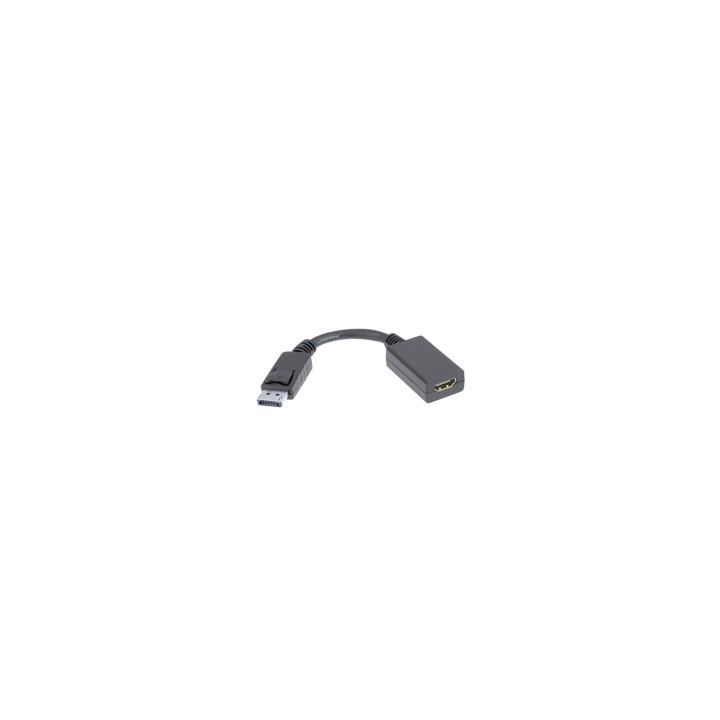 ADAPTADOR CONVERSOR DISPLAYPORT M A HDMI H 0.15MT NANOCABLE NEGRO 10.16.0502