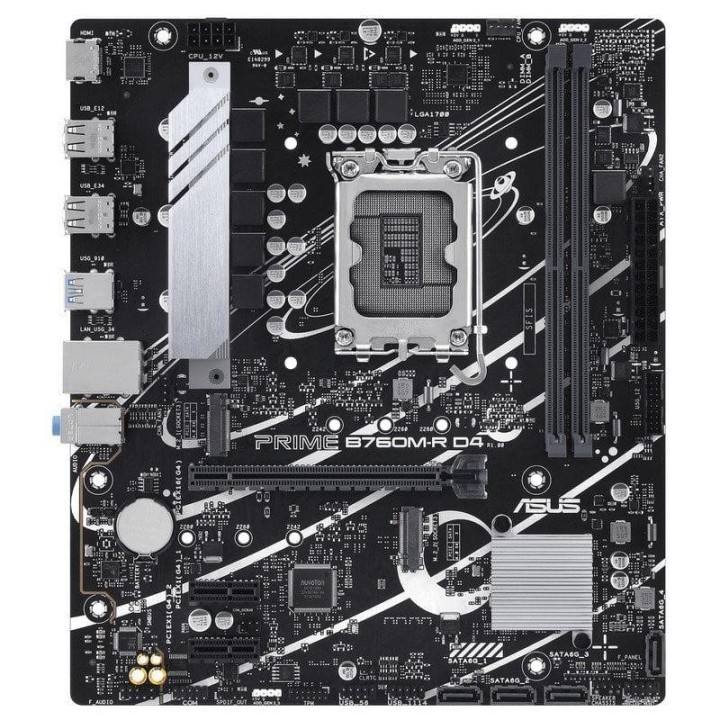 PLACA BASE ASUS PRIME B760M-R D4 MATX 2XDDR4 HDMI BULK