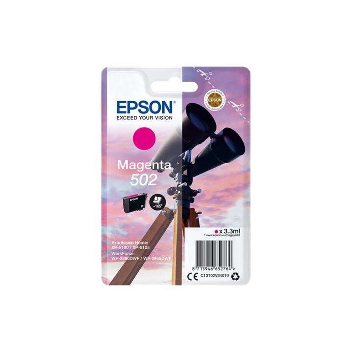 TINTA EPSON C13T02V34010 T02V3 MAGENTA 502