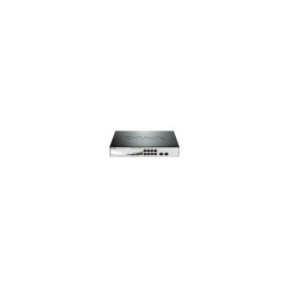 SWITCH D-LINK 8PTOS GIGABIT + 2PTOS POE NEGRO DGS-1210-08P