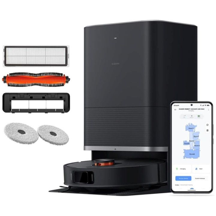 Xiaomi Robot Vacuum X20 Max Aspirador y Fregador con Base de Autovaciado
