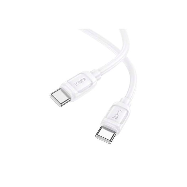 Cable USB-C a USB-C Hoco X115 60W 1 Metro Blanco