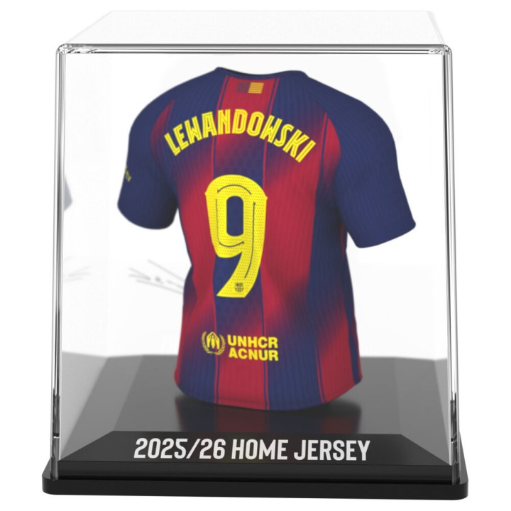 Figura Mini Camiseta Lewandowski FC Barcelona
