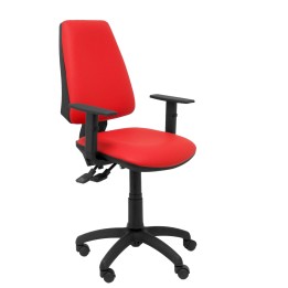 SILLA ELCHE SINCRO SIMILPIEL CON BRAZO REGULABLE ROJO 14SSPRJB10