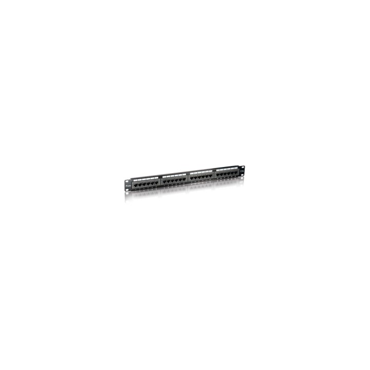 EQUIP 235324 PATCH PANEL 24 PUERTOS CAT-5e NEGRO