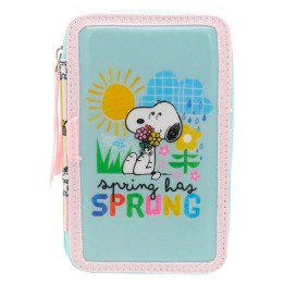 Plumier Snoopy Peanuts triple