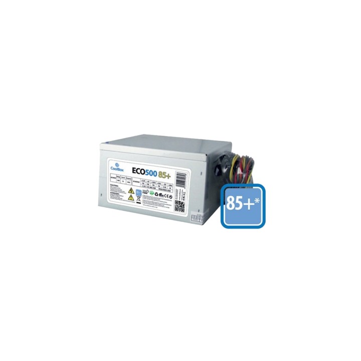 FUENTE DE ALIMENTACION COOLBOX ATX ECO-500 BLANCO COO-FA500E85