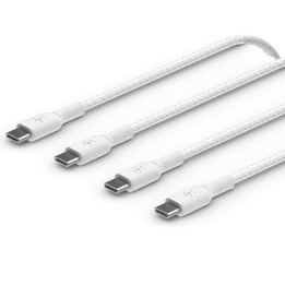 Cable USB-C aUSB-C Belkin 1 Metro Pack 2 Unidades (CAB004BT1MWH2PK)