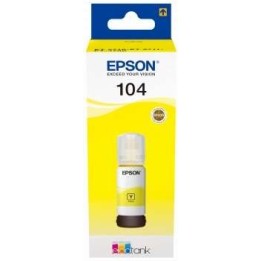 TINTA EPSON BOTE 104 YELLOW ECOTANK BOTTLE C13T00P440
