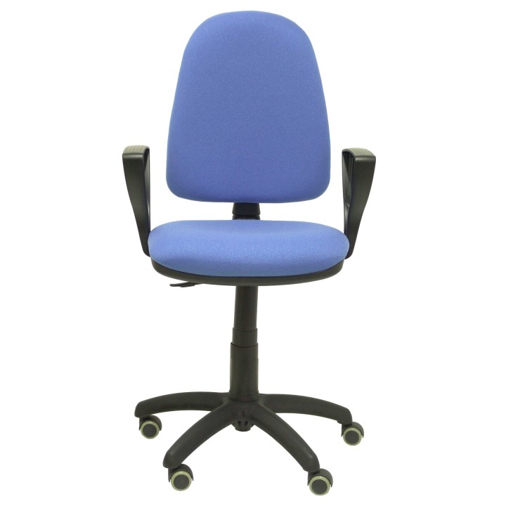 SILLA AYNA BALI BRAZOS FIJOS RUEDAS DE PARQIET AZUL 04CPBALI261BGOLFRP