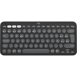 TECLADO LOGITECH PEBBLE KEYS 2 K380S TKL WIRELESS BLACK