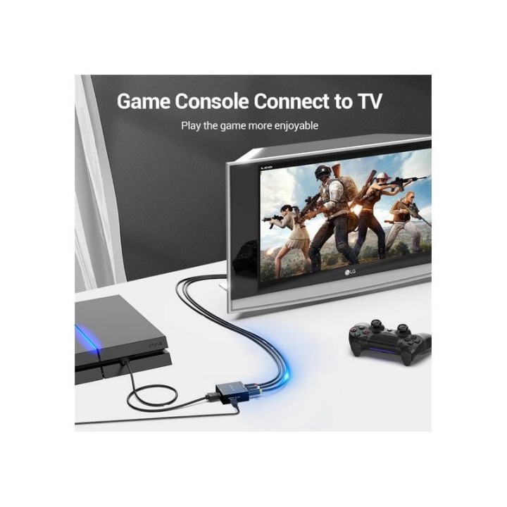 CONVERSOR VENTION HDMI/H - RCA/H MINIUSB/H BLACK