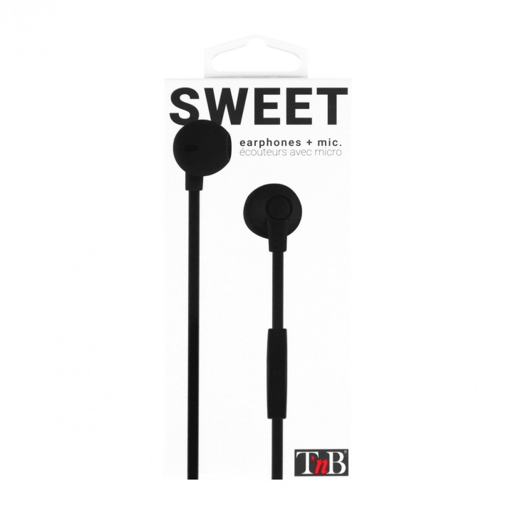 SWEET- Auriculares + micrï¿½fono - Negro