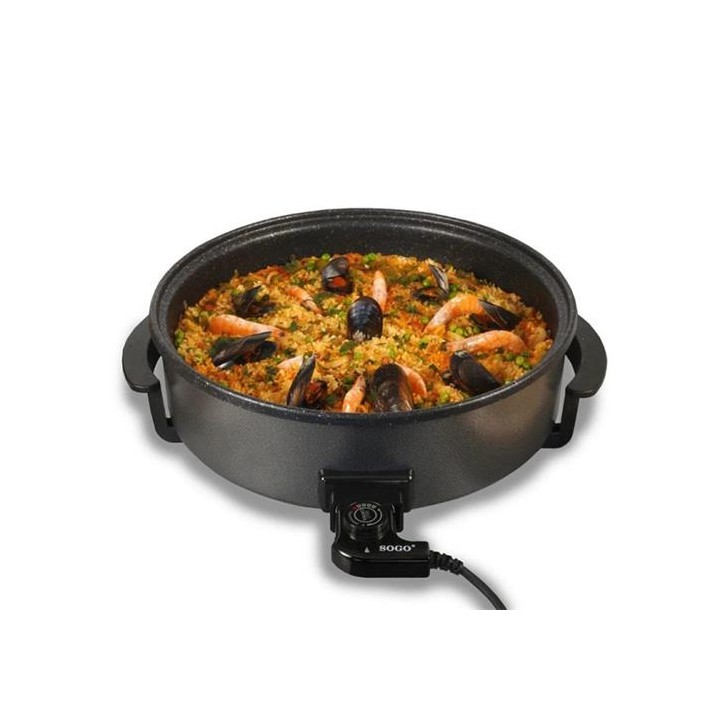 Sogo Multi Cazuela Eléctrica y Pizzera 42 Cm 1500W (PIZ-SS-10105)