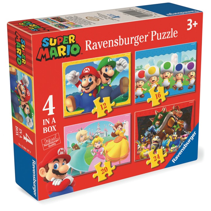 Puzzle Super Mario Bros 12-16-20-24pzs