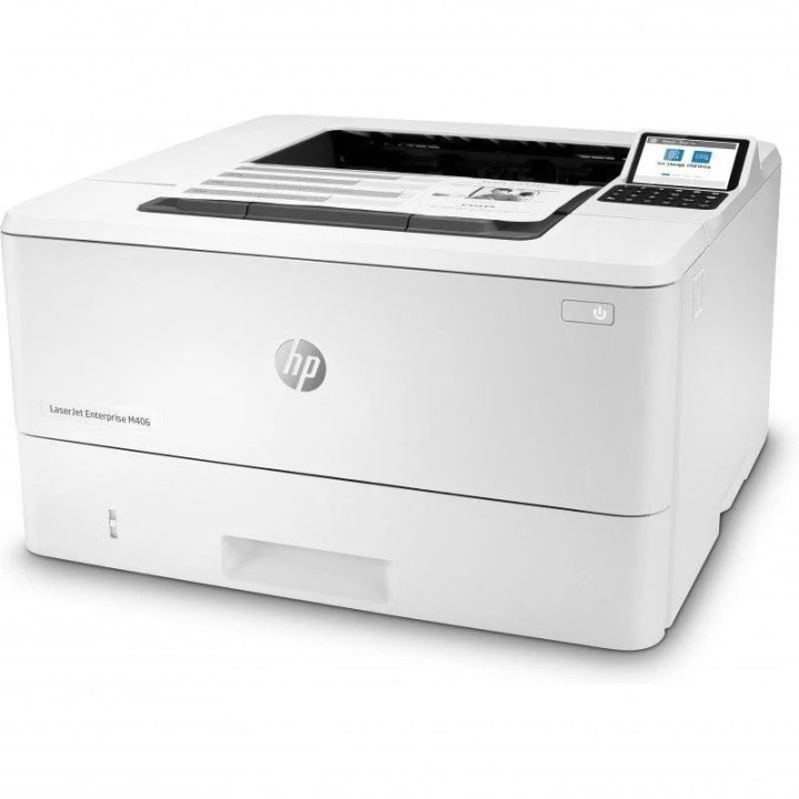 IMPRESORA HP LASER MONOCROMO LASERJET ENTERPRISE M406DN DUPLEX WHITE
