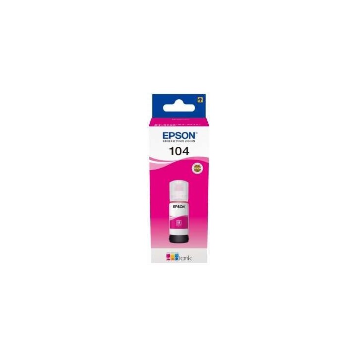 TINTA EPSON BOTE 104 MAGENTA ECOTANK BOTTLE C13T00P340