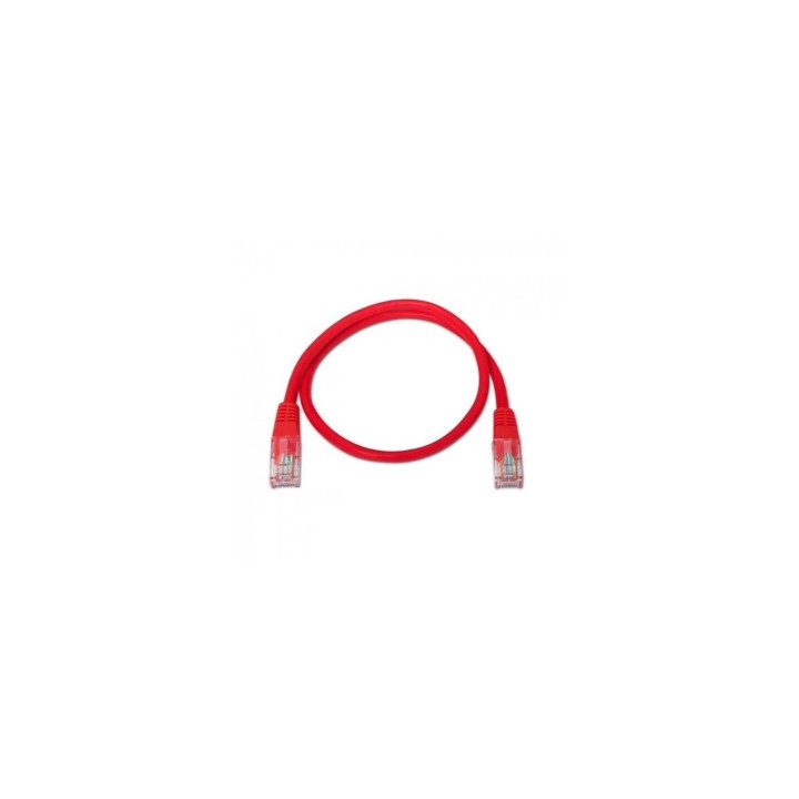 LATIGUILLO RJ45 UTP CAT-6 0.5MT AISENS ROJO A135-0237