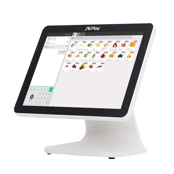 TPV AVPOS K5000 15 ALUMINIO TACTIL INTEL I7/8GB DDR4/SSD128GB WHITE 3YR GA
