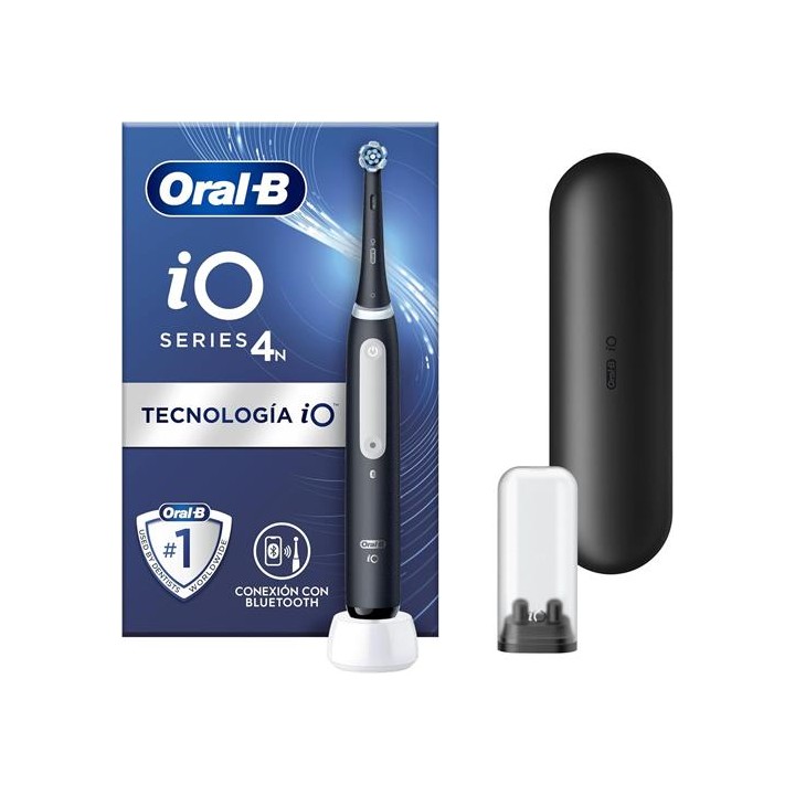 Braun Oral-B Cepillo de Dientes IO4s con Bluetooth Negro (IOG4.1B6.2CK)
