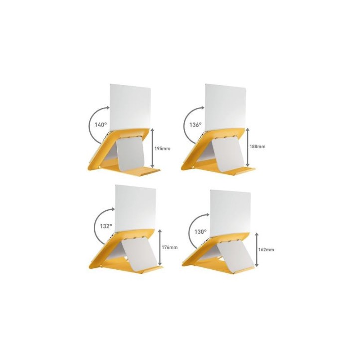 SOPORTE LEITZ SOBREMESA PARA NOTEBOOK ERGONOMICO 13-17 YELLOW
