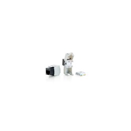 KIT 8 UDS CONECTOR HEMBRA RJ45 UTP CAT6 PANEL KEYSTONE JACK TOOL FREE 769211