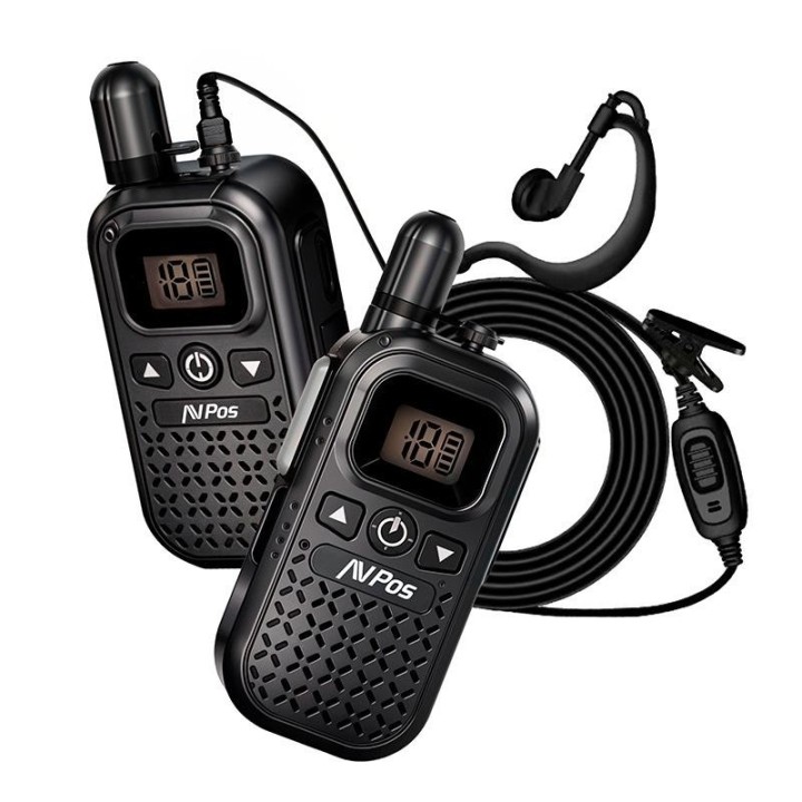 WALKIE TALKIE AVPOS COMM X25 + CABLE USB C 1YR GARANTIA