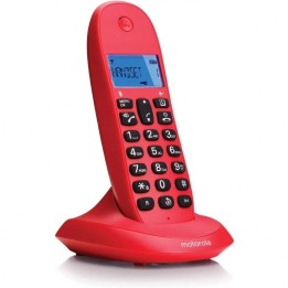 TELEFONO MOTOROLA C1001 LB+ DECT WIRELESS CEREZA