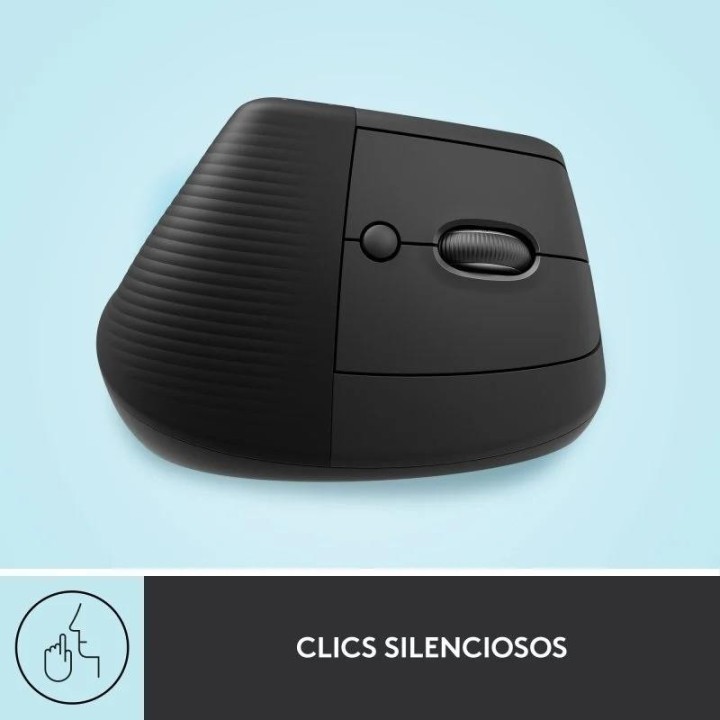 RATON LOGITECH LIFT VERTICAL WIRELESS ERGONOMIC 4000DPI 6 BOTONES BLACK