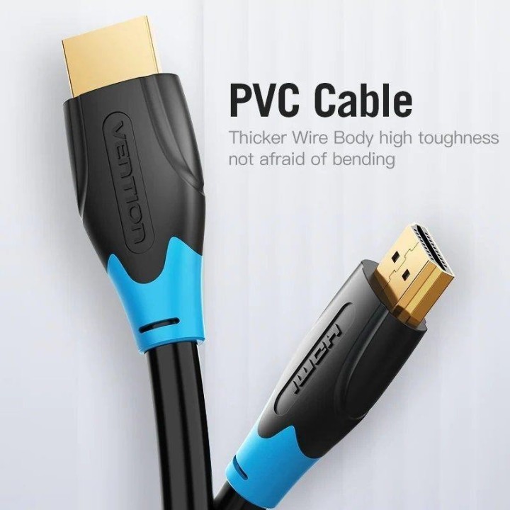 CABLE HDMI 2.0 4K HDMI/M - HDMI/M 2M VENTION BLACK