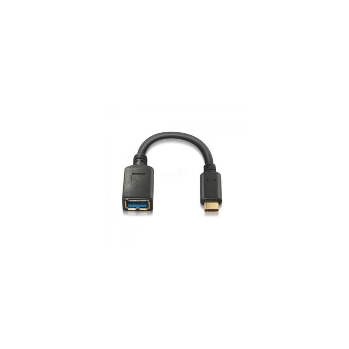 CABLEAISENS OTG USB(A)H A USB TIPO C M 3.1 NEGRO A107-0062