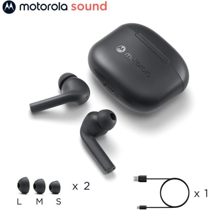 AURICULARES MOTOROLA MOTO BUDS 065 IN EAR ANC BLUETOOTH 5.3 BLACK