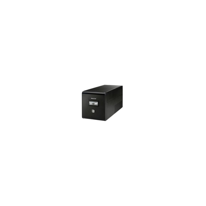 SAI PHASAK 1000VA DISPLAY LCD AVR 2XSCHUKO NEGRO PH 9410