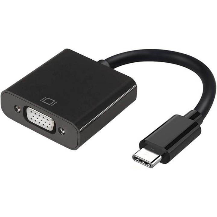 CABLE CONVERSOR AISENS USB-C M A VGA-H BLACK