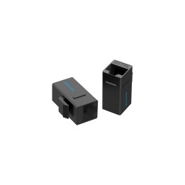 Vention Adaptador Conector RJ45 VDD-B07-B Cat5e UTP/ RJ45 Hembra - RJ45 Hembra/ Negro
