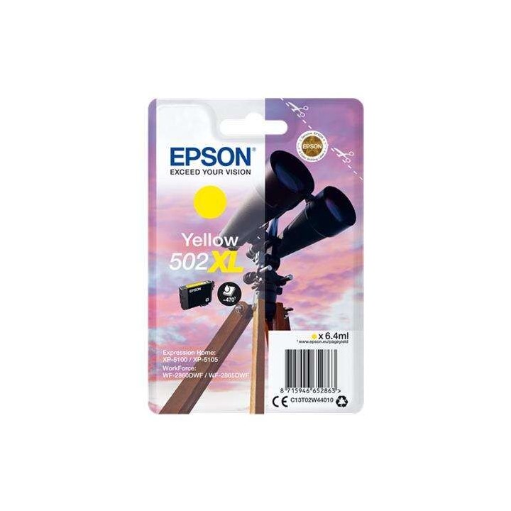 TINTA EPSON C13T02W44010 T02W4 YELLOW 502XL