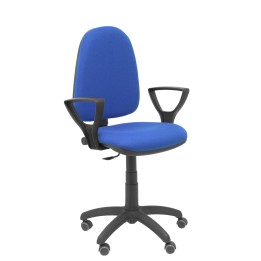 SILLA AYNA BALI BRAZOS FIJOS RUEDAS DE PARQUET AZUL 04CPBALI229BGOLFRP
